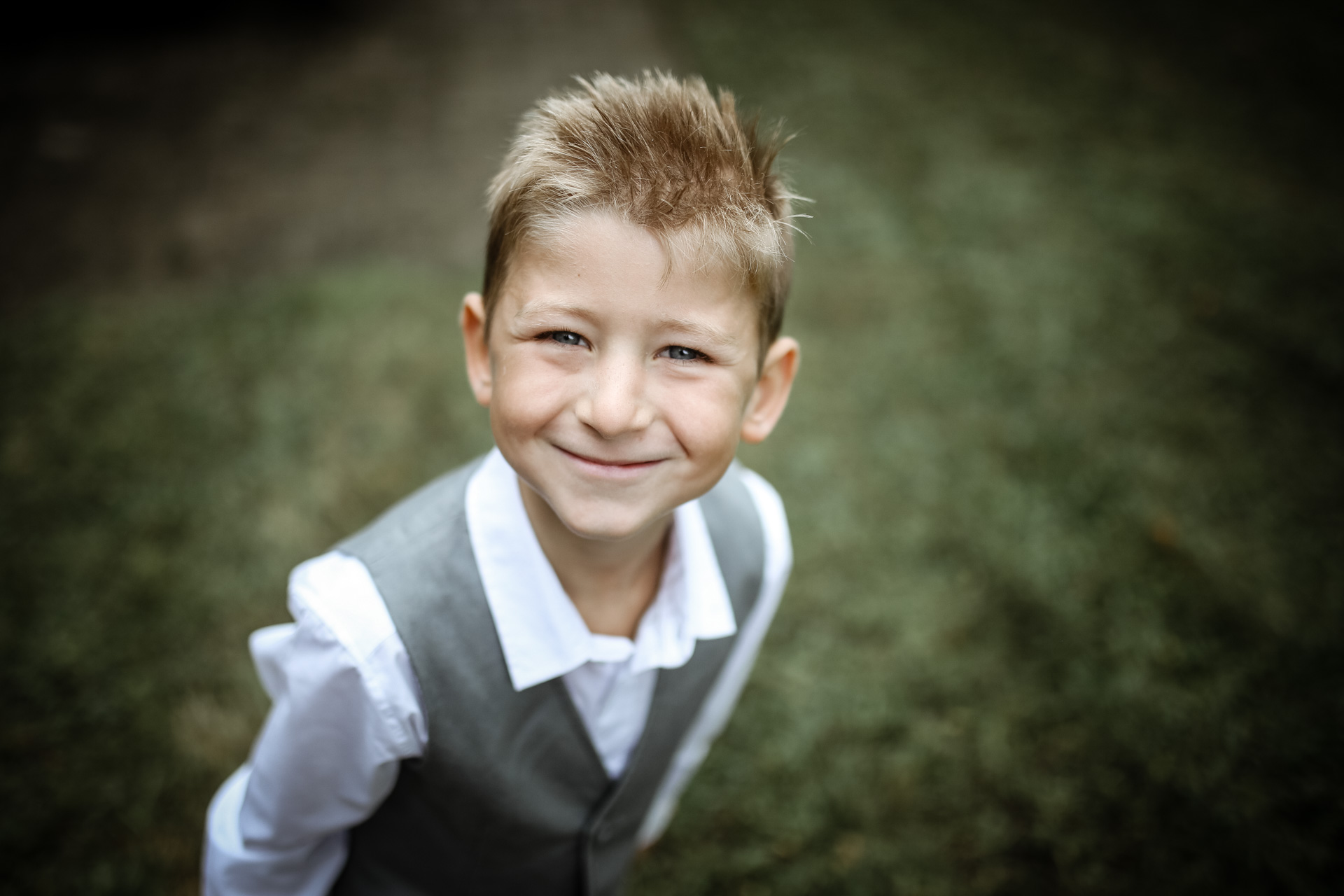 portrait enfant pendant mariage famille