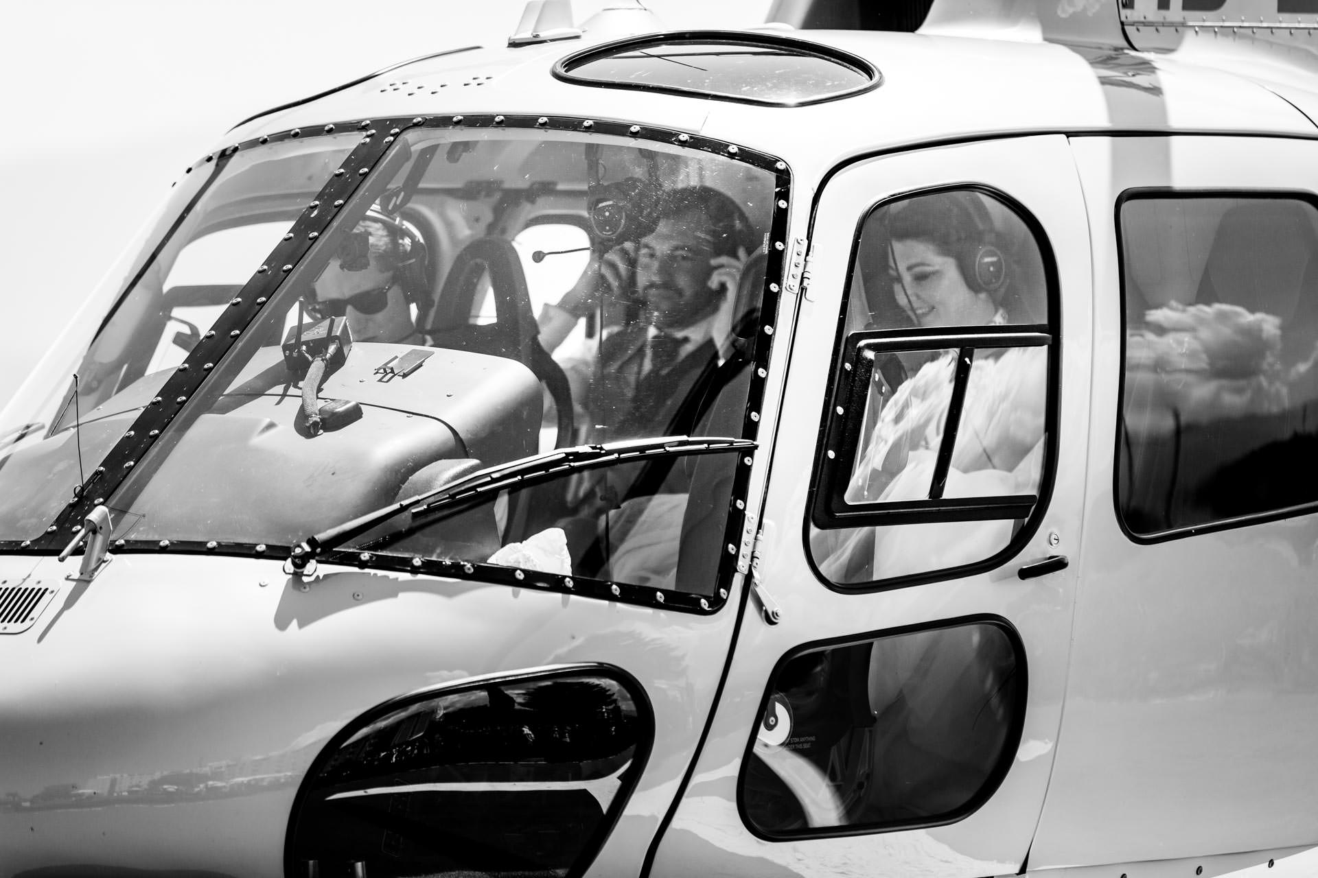 Mariage Helicoptere Chavannes Best Western arrivee