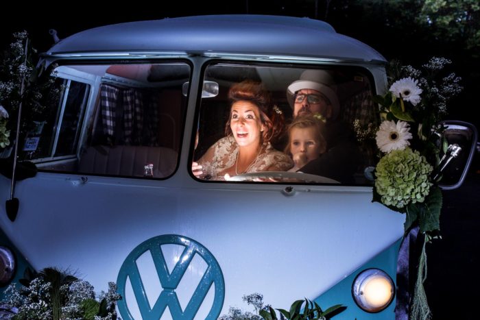 Photo de couple mariage Combi VW
