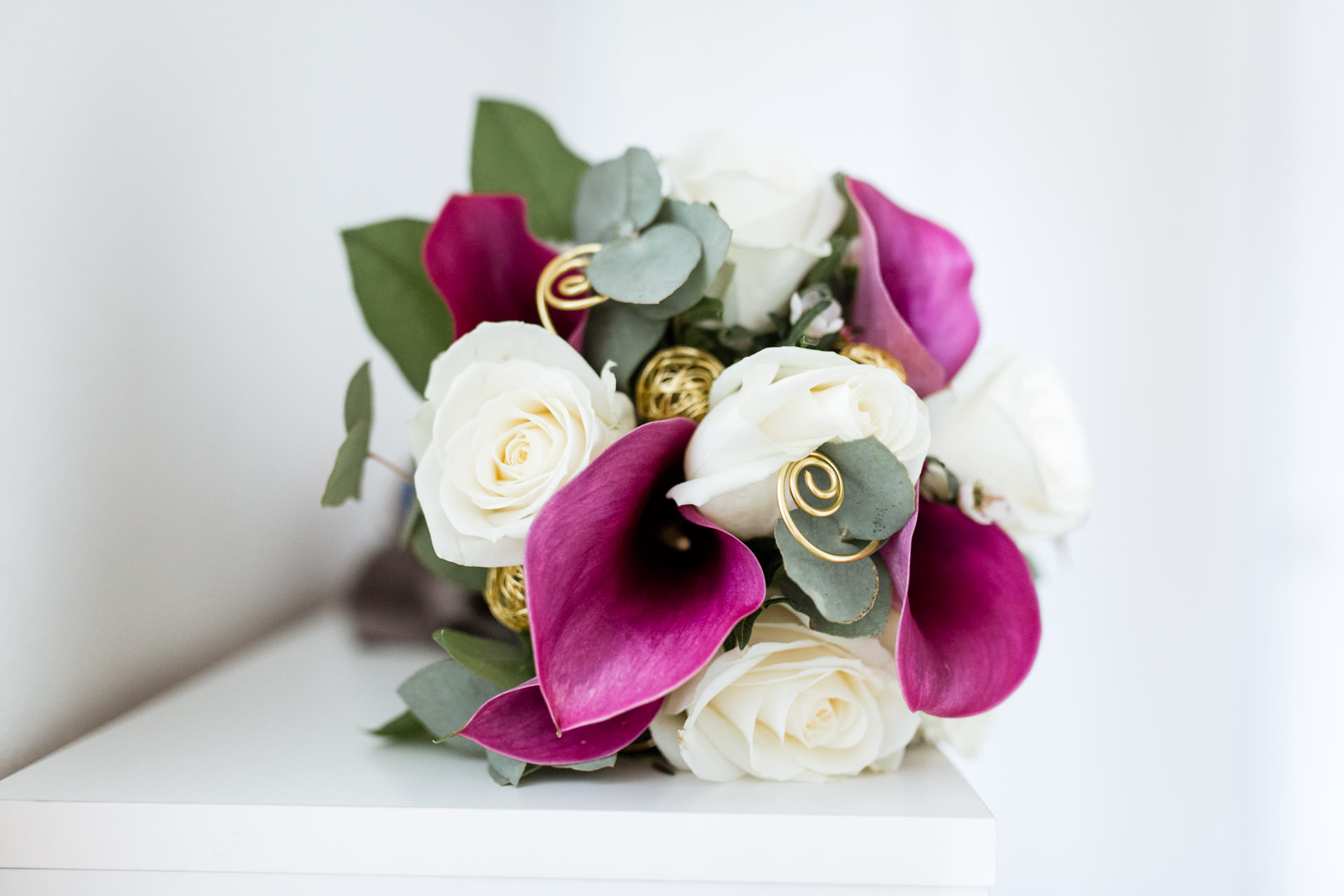 Preparatif mariee le bouquet Carouge - Photographe Mariage