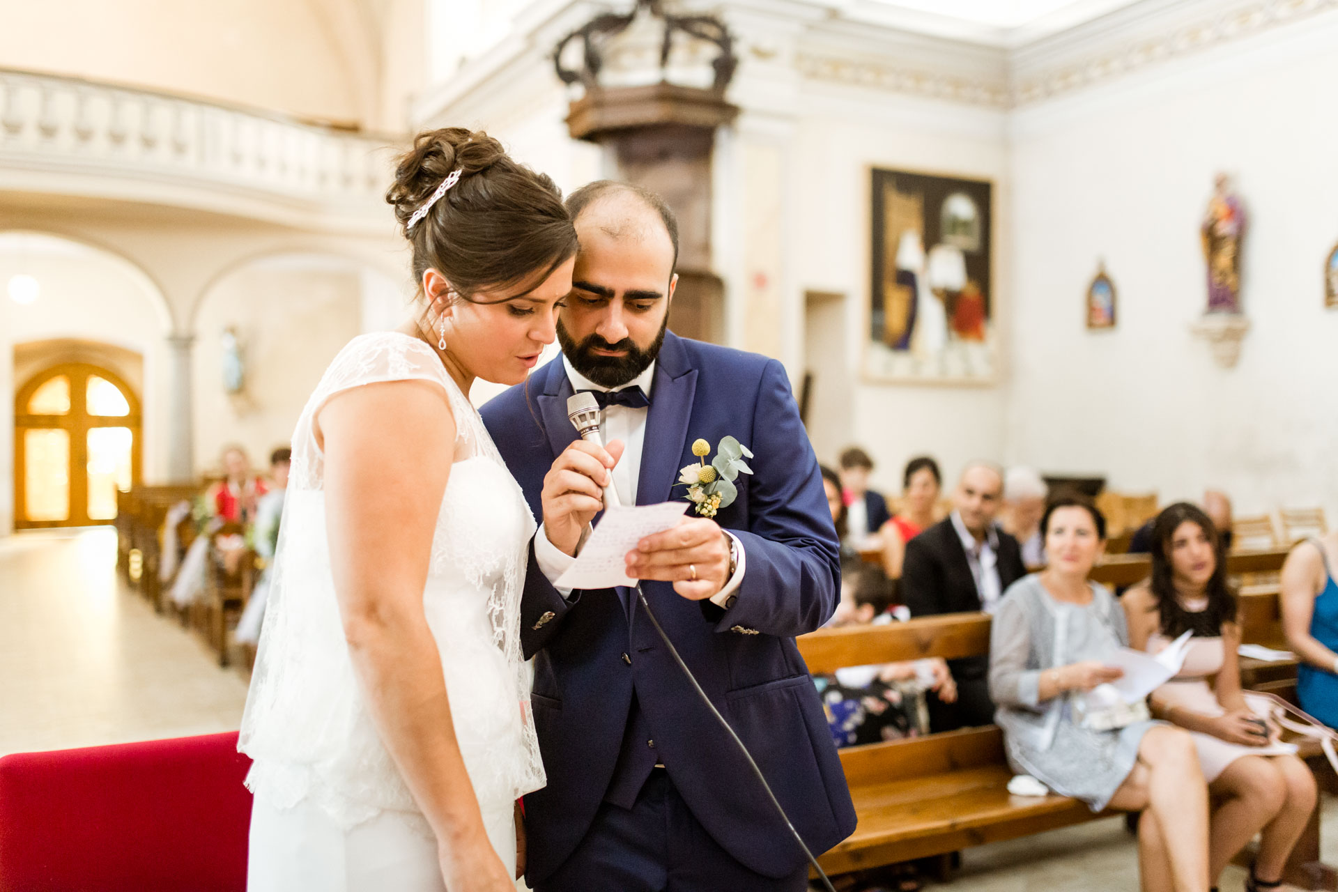 Mariage Mont Saxonnex eglise discours