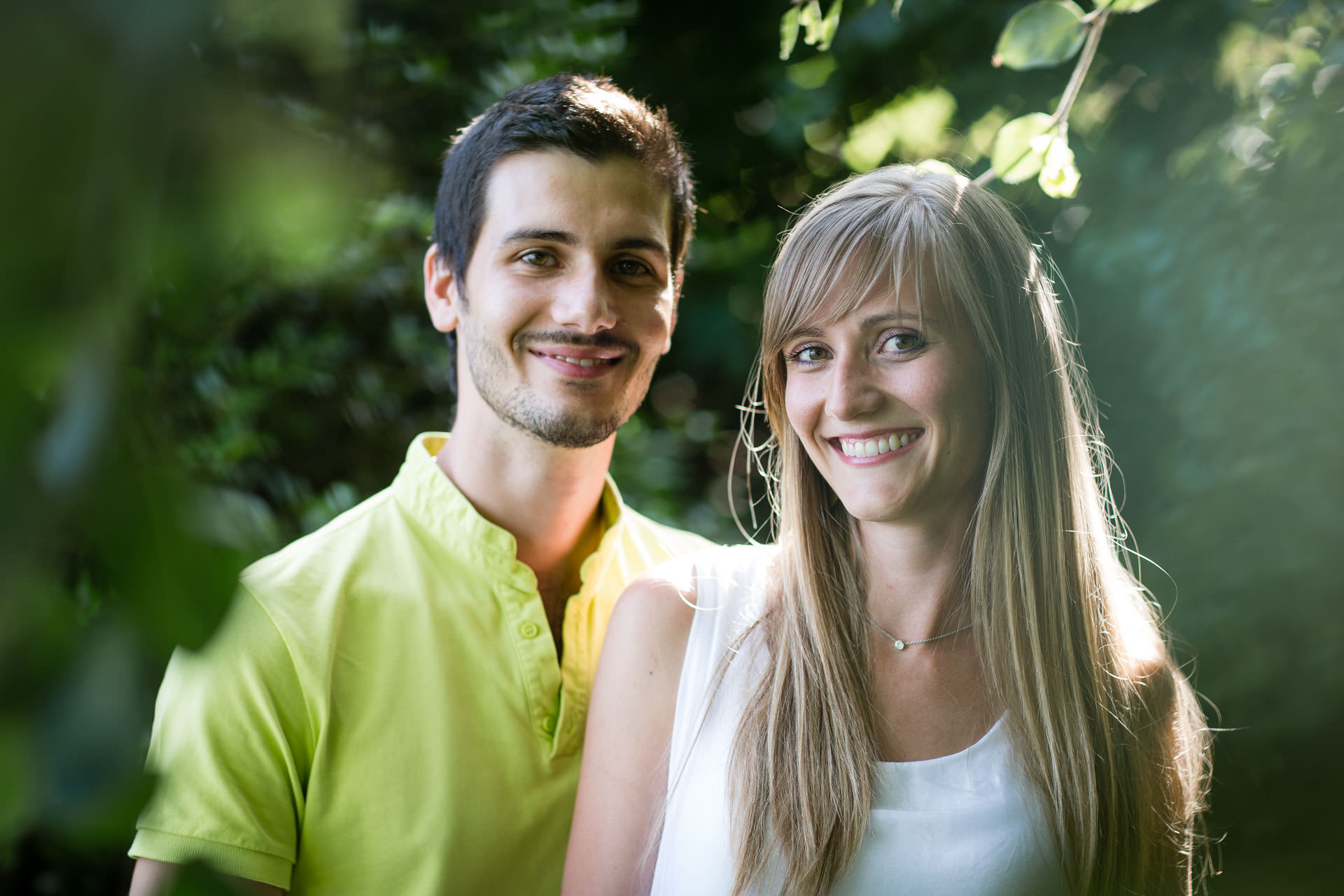 Seance engagement a Nyon backlight gras plan